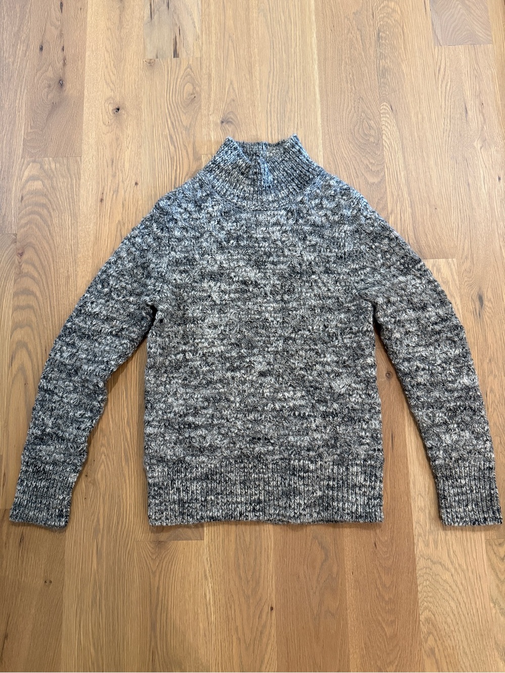 Banana Republic 100% Wool Marled Turtleneck Sweater S